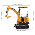 Construction Equipment Mini Excavators Steel Track Small Diggers Price